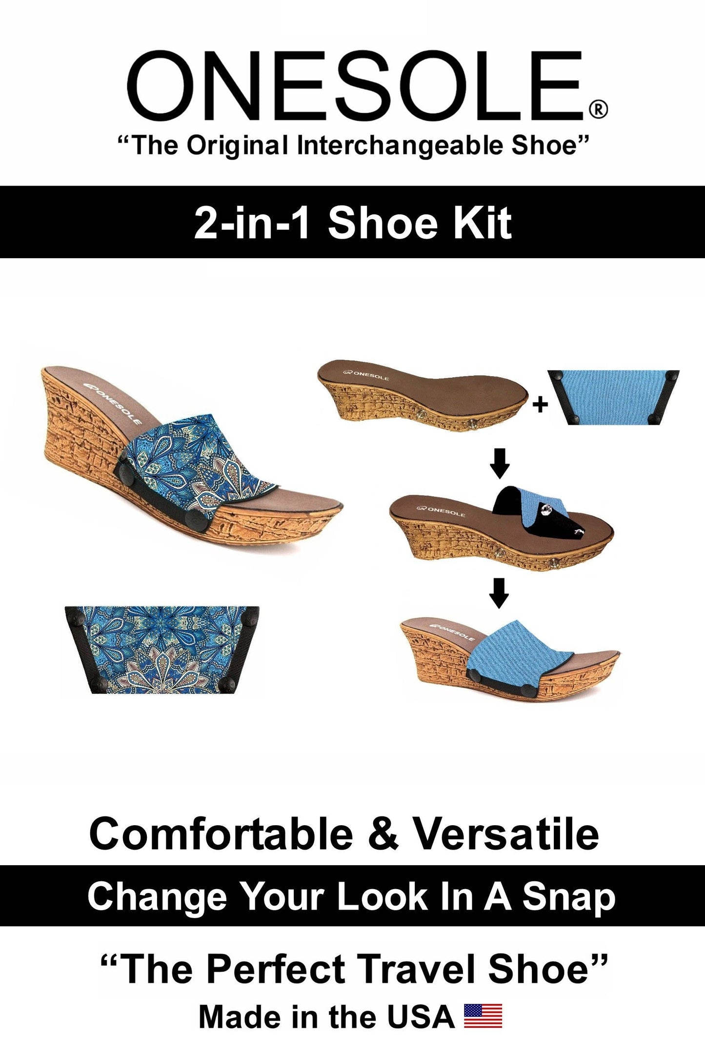 * A Casual Cork Travel Shoe Kit Casual