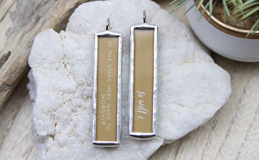 So Will I Faith Charm