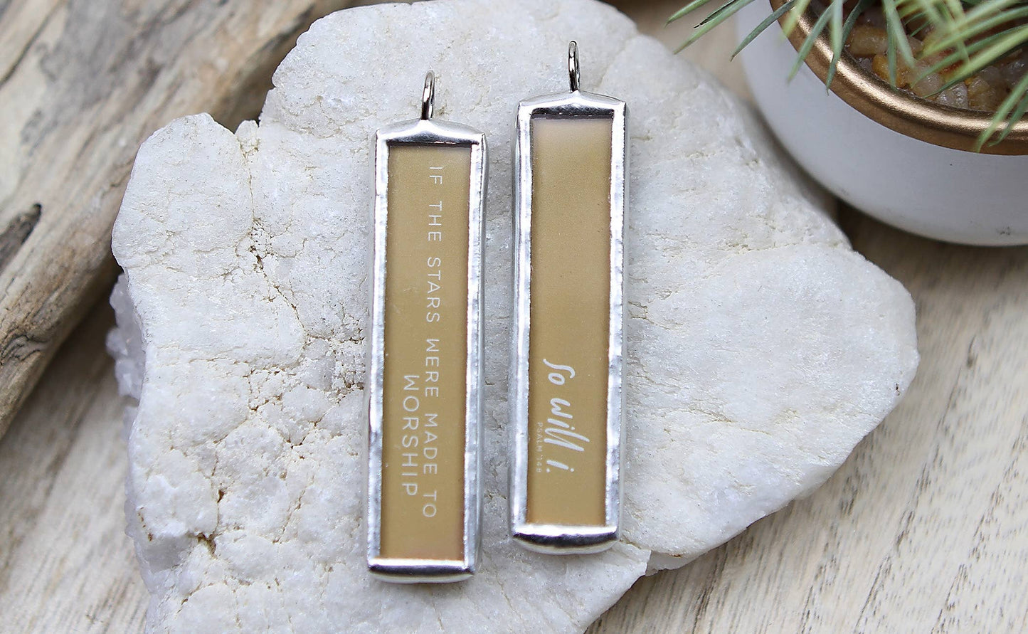 So Will I Faith Charm