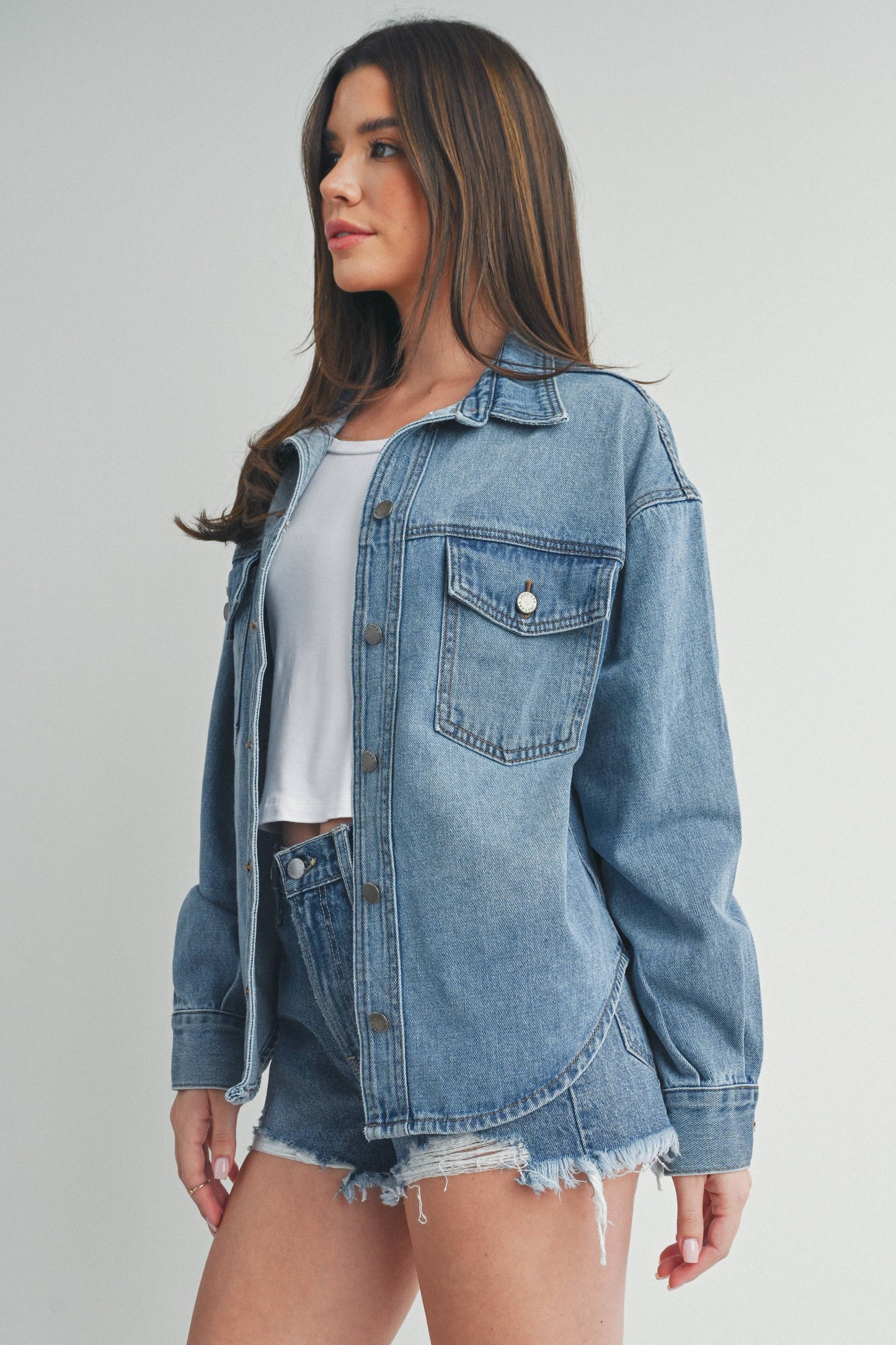 Denim Shacket