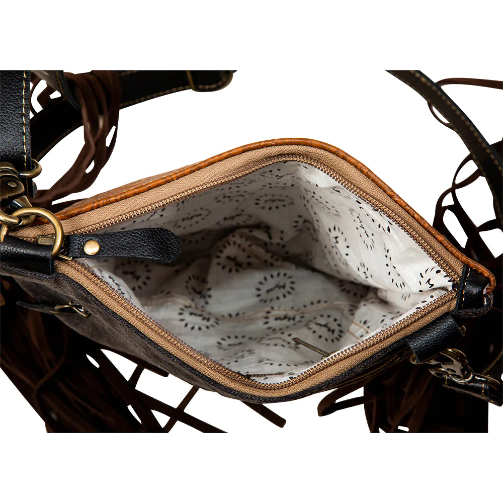7373 Cattle Drive Fringed Bag