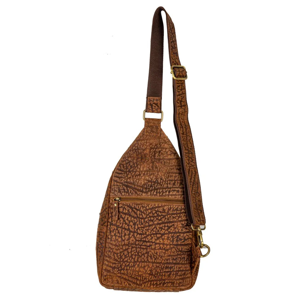 8065 Sierra Falls Hair on Hide Bucket Sling Bag