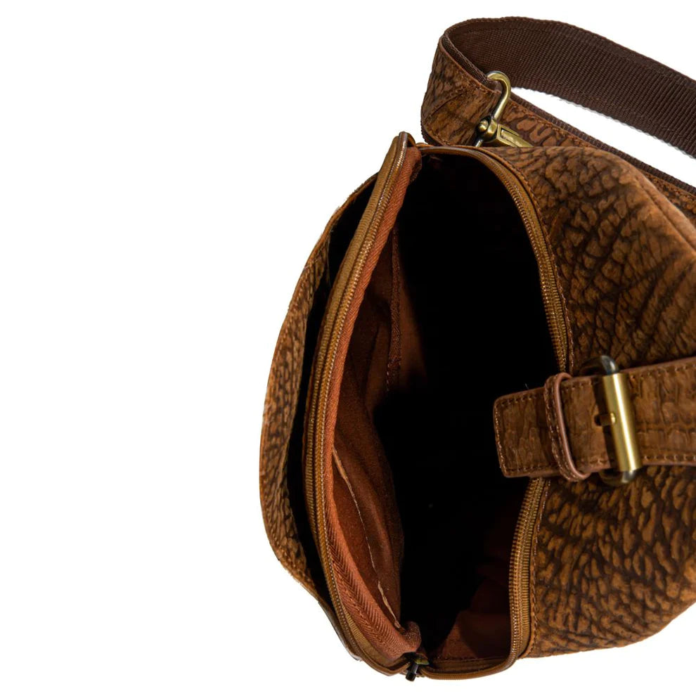 8065 Sierra Falls Hair on Hide Bucket Sling Bag