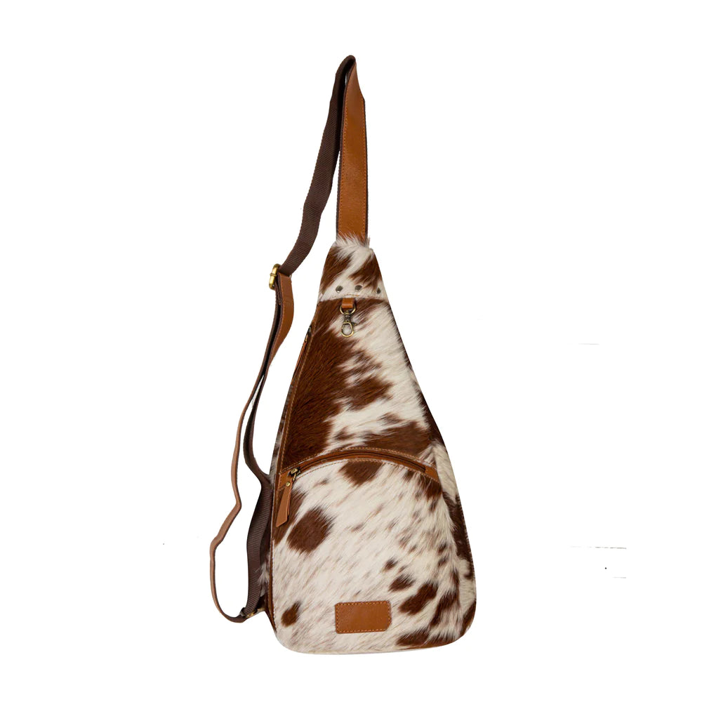 8068 Cullom Trail Hair on Hide Bucket Sling Bag