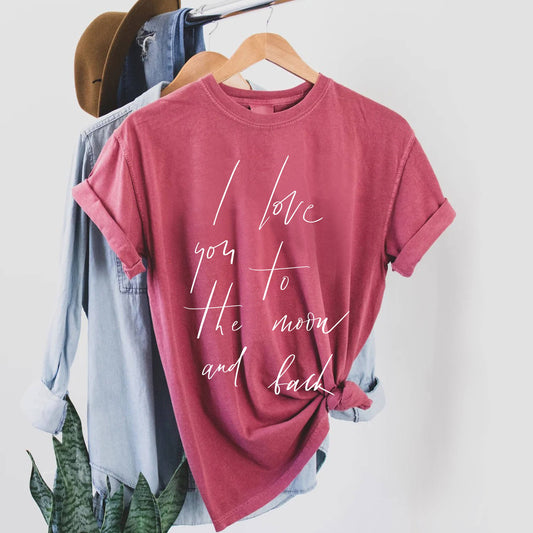 I Love You to the Moon and Back Tee