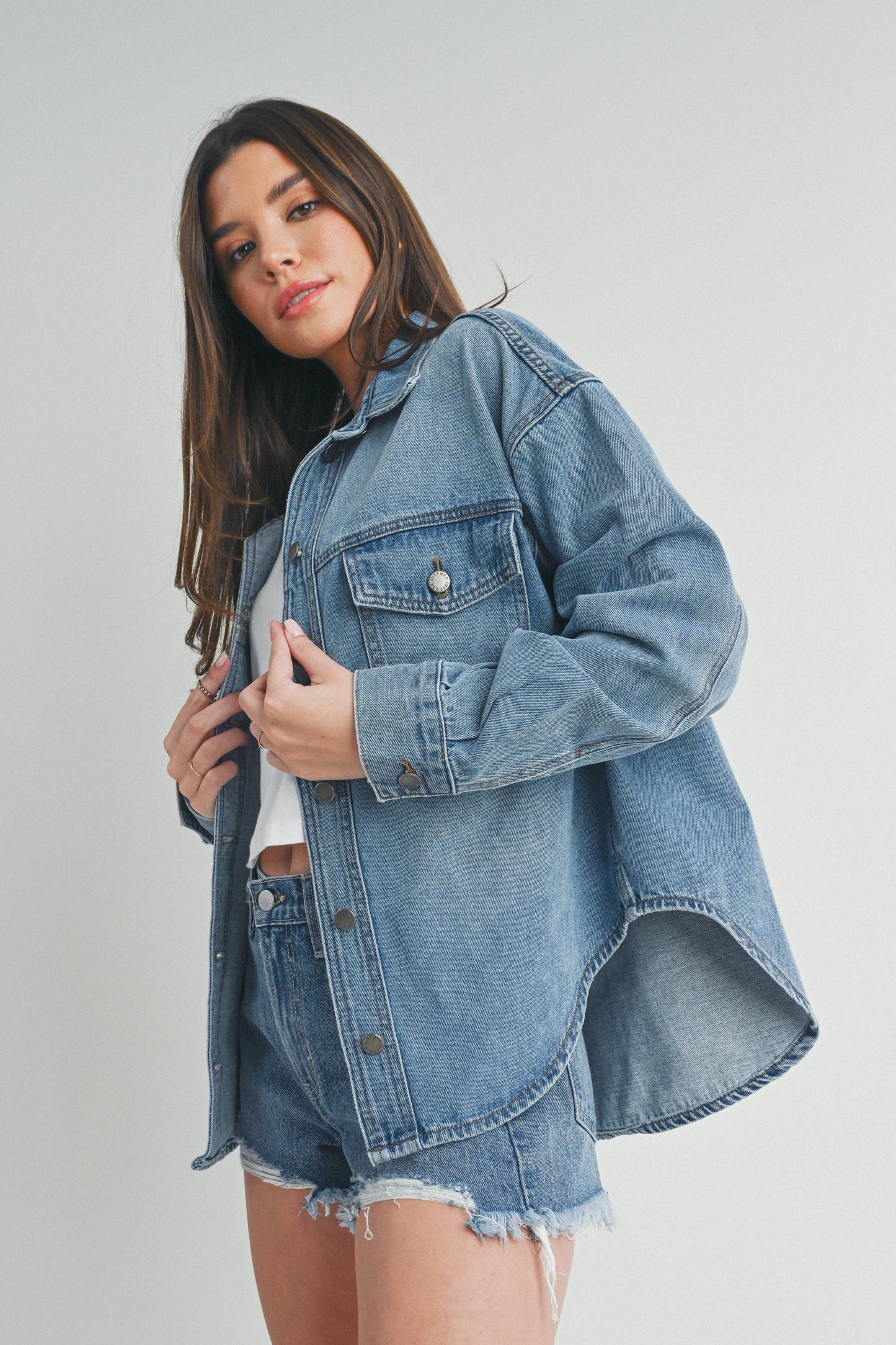 Denim Shacket