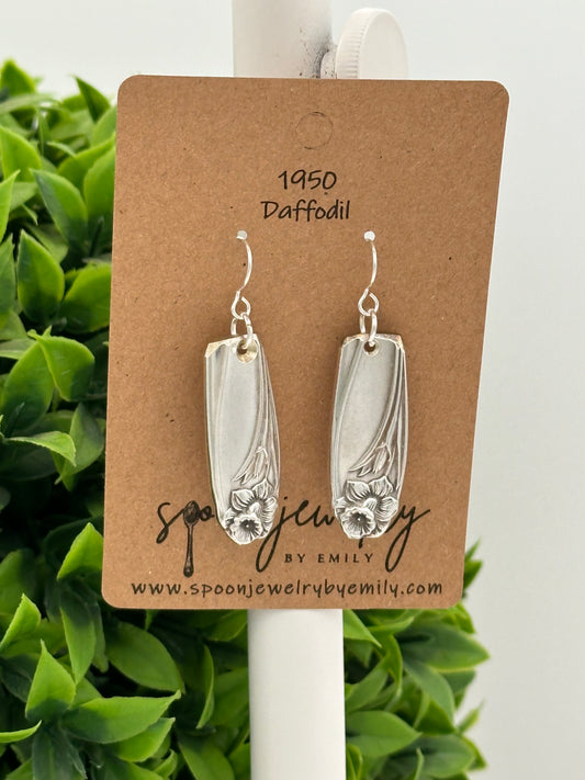Daffodil Vintage Spoon Earrings