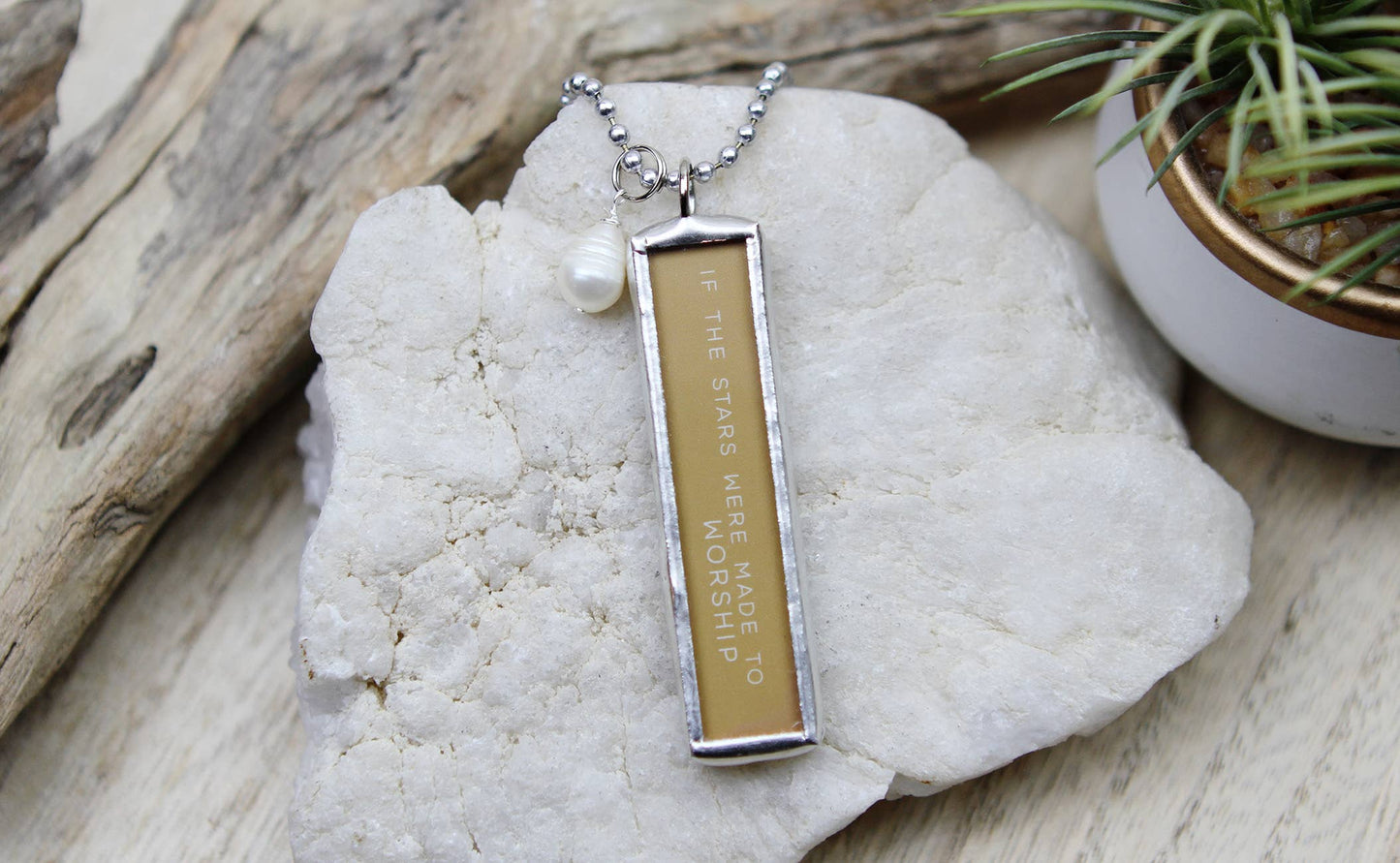 So Will I Faith Charm