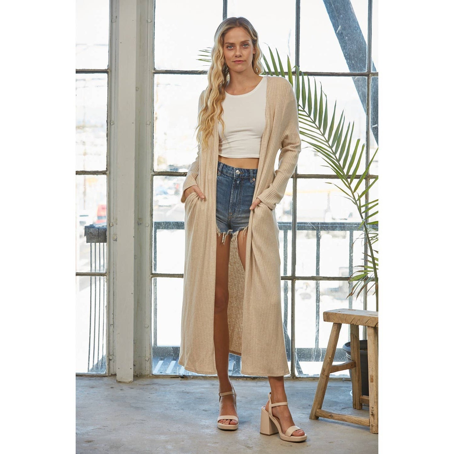 Like What You See Maxi Cardigan - Oatmeal