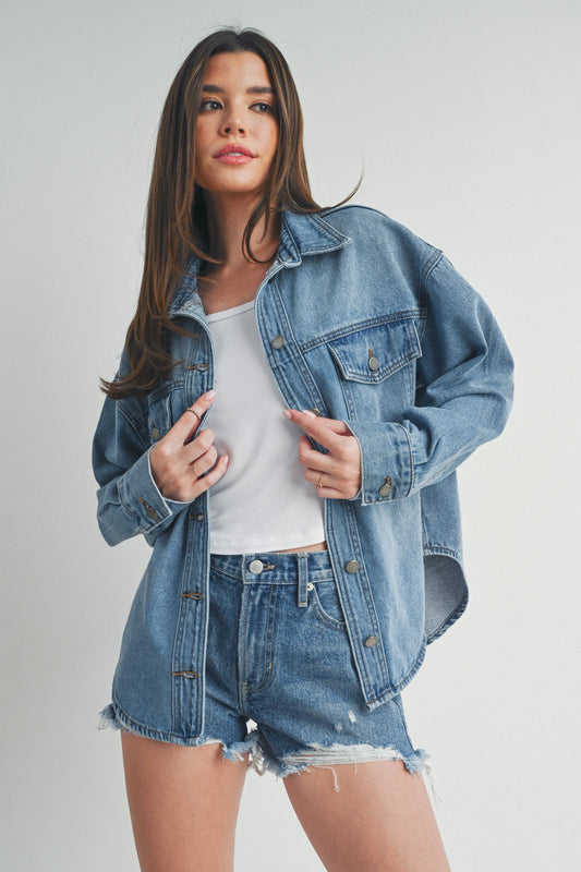 Denim Shacket