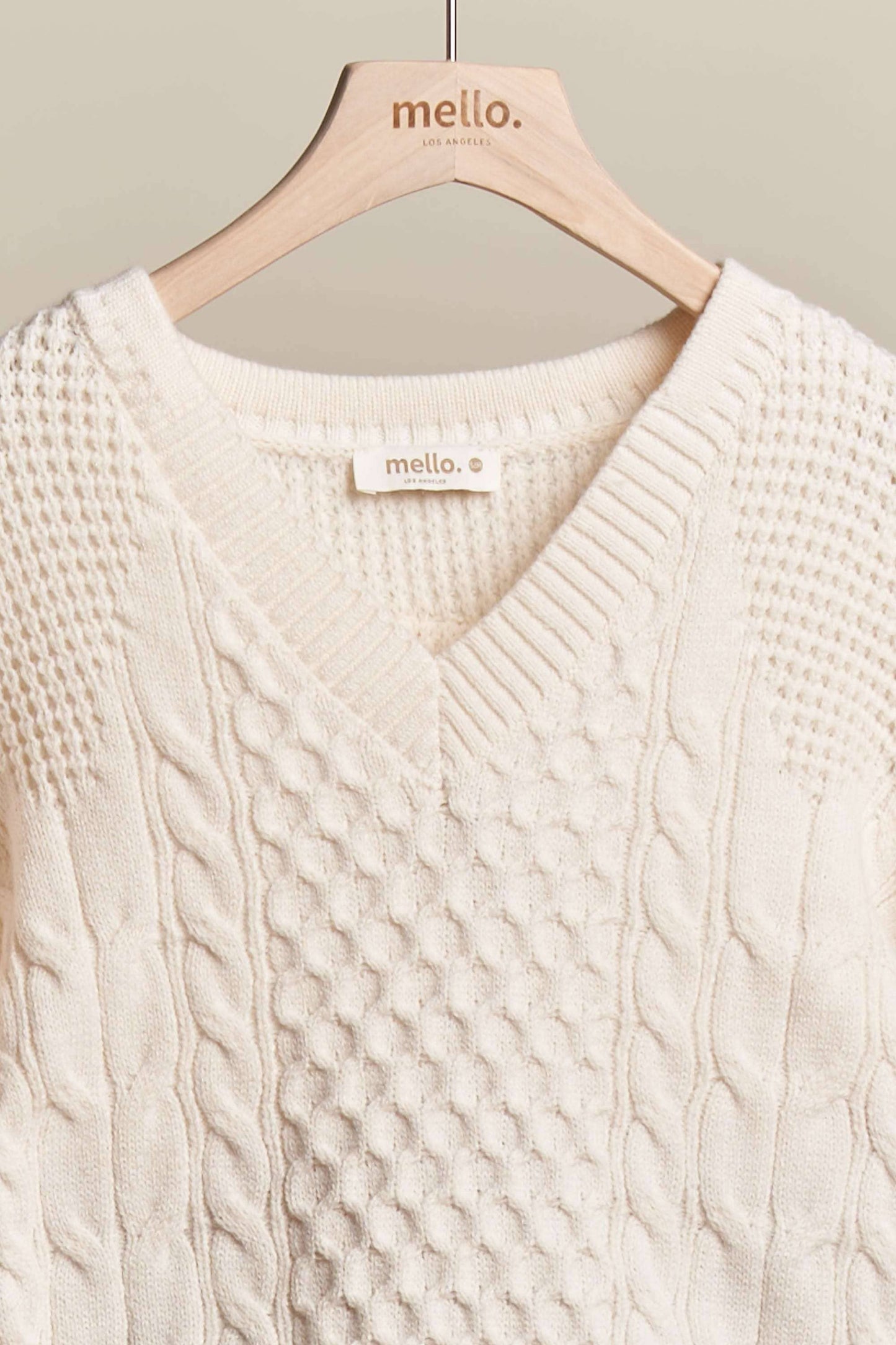 V-Neck Fringe Sweater