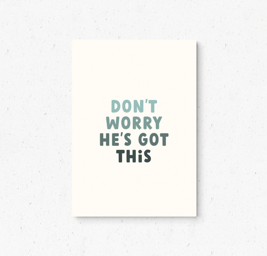 He's Got This Journal | Notebook | Gift