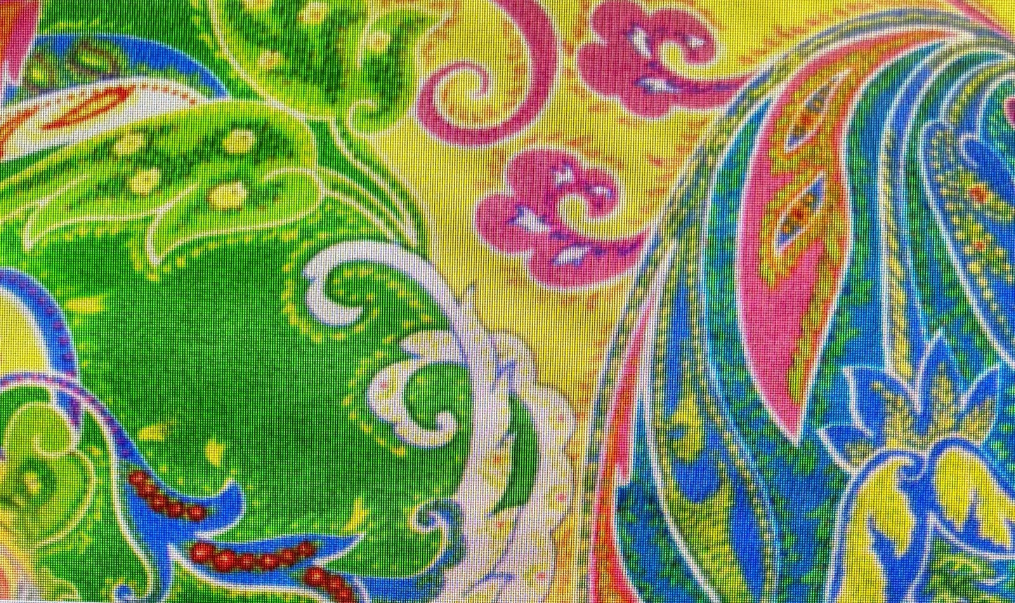 Paisley splash top