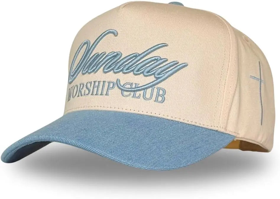 Vintage Faith & Forever Trucker Hat Men & Women Christian Cross Jesus Hats | Bachelorette Bride Hat | Cotton | Snapback