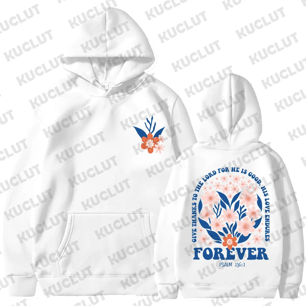 There Was Jesus Hoodie Floral Christian Women Clothing Religious Shirt Trendy Christian Sweatshirt Faith Based Sportwear Clothes