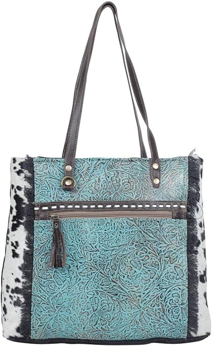 4719 Rustic Azure Tote Bag