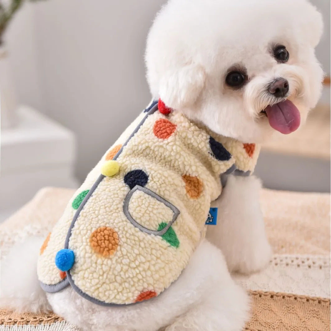 Dots Sausage Dog Clothes Dachshund Sleeveless Autumn Winter Pet Vest Puppy Stuff Indoor Sweater Cat Coat And Jacket XS 4XL Goods
