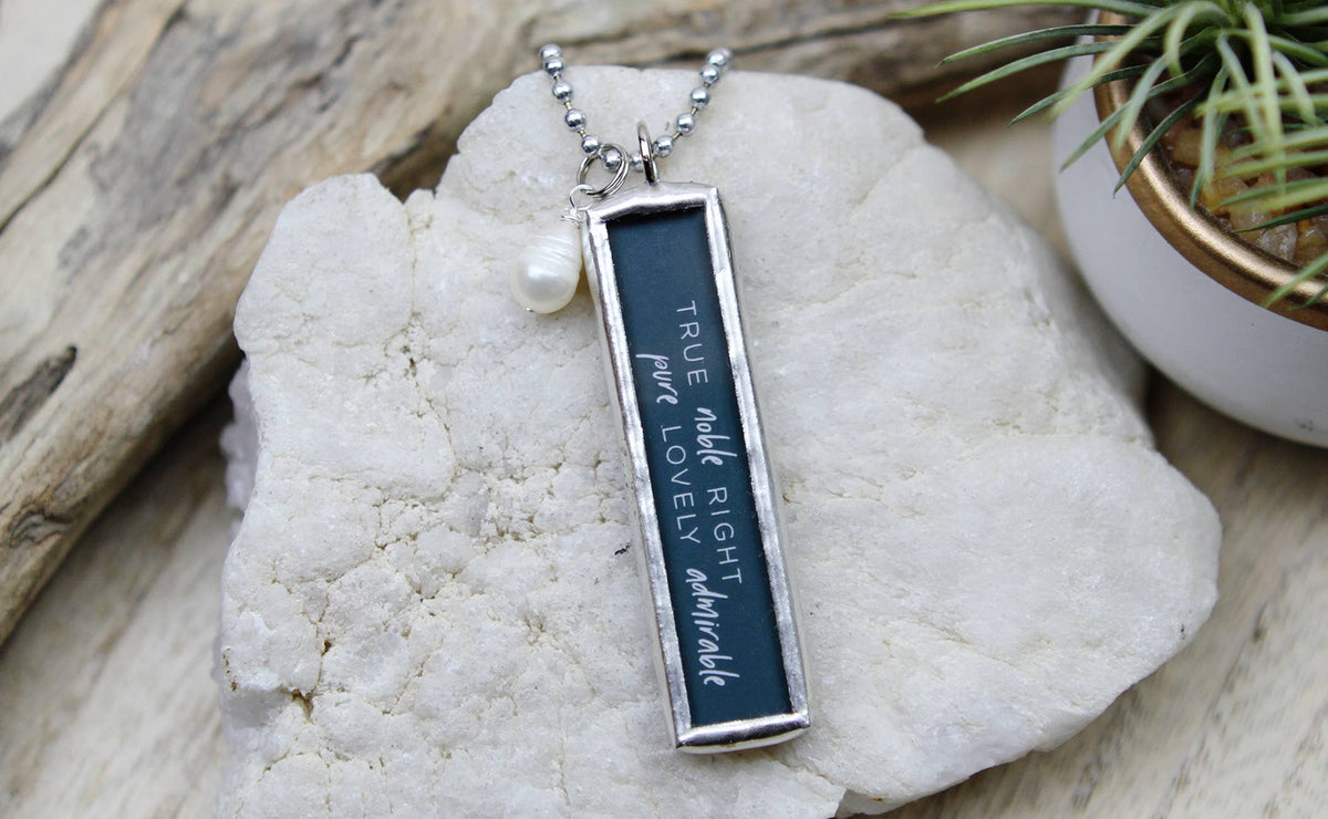 Whatever Is True Faith Charm