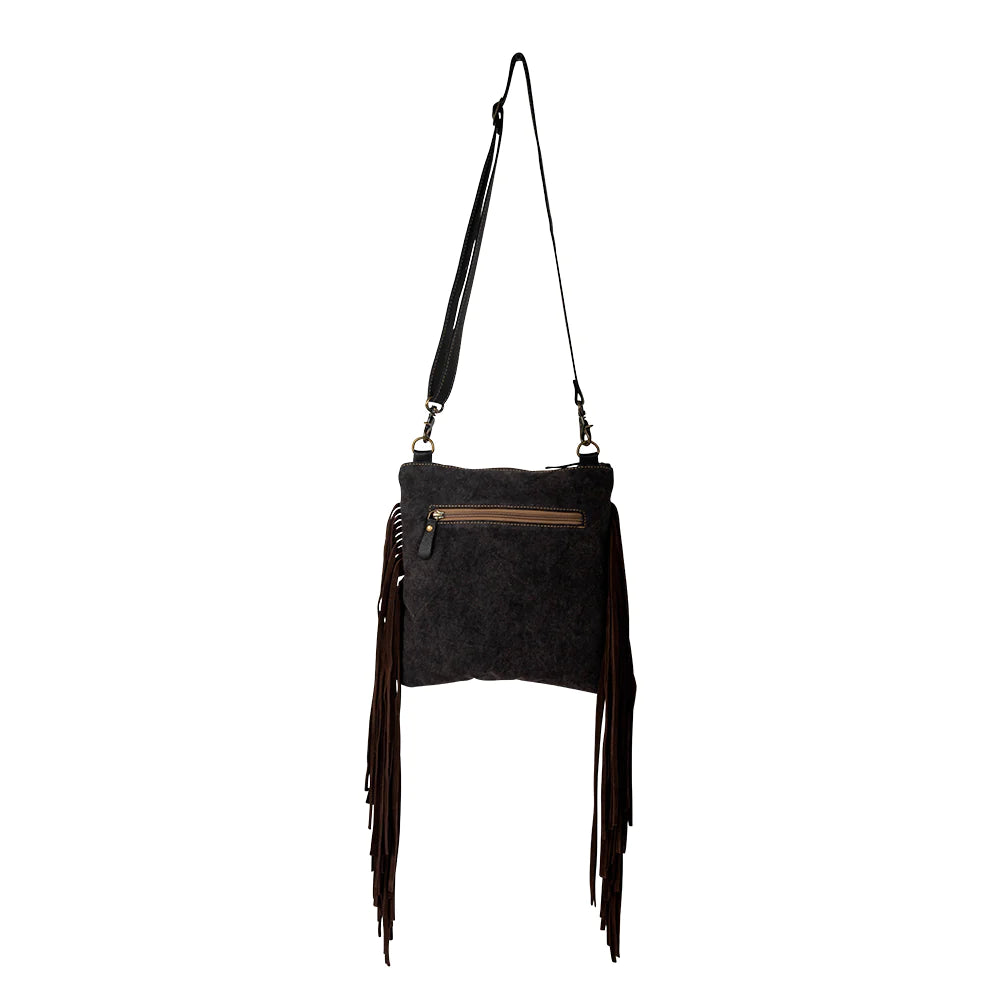 7373 Cattle Drive Fringed Bag