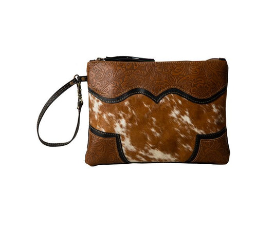 7376 Cattle Drive Wristlet Pouch