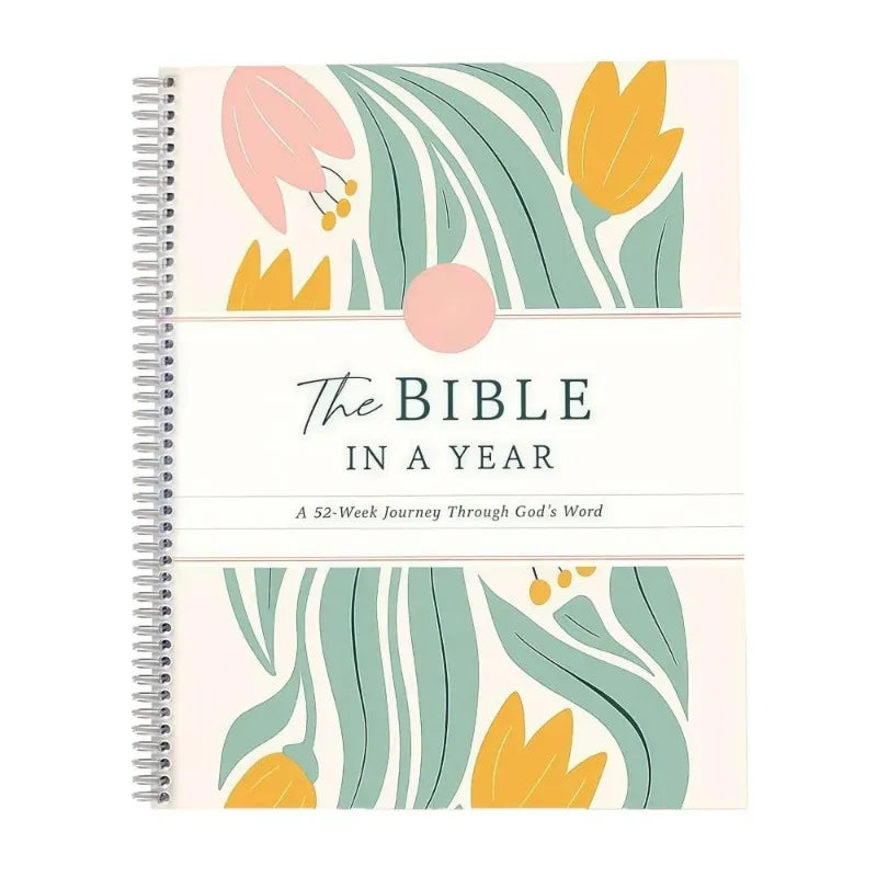 Bible Study Guide 365-Day Christian Workbook with Daily Prayer Notes, 52-Week Journal for Faith and Devotional Study