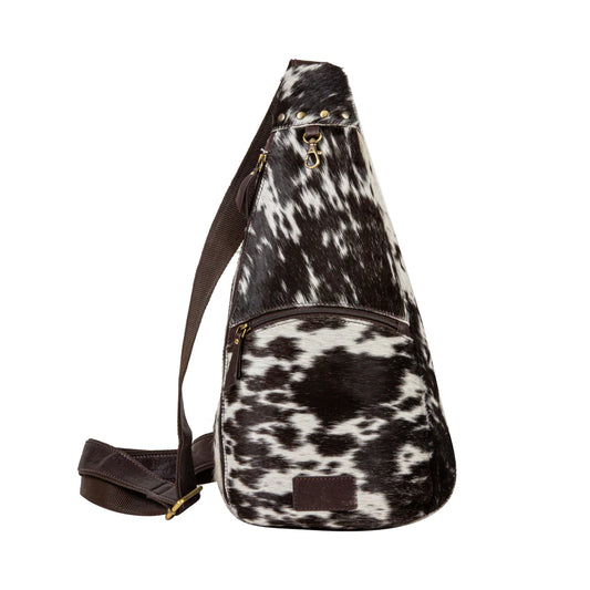 8067 Cullom Trail Hair on Hide Bucket Sling Bag