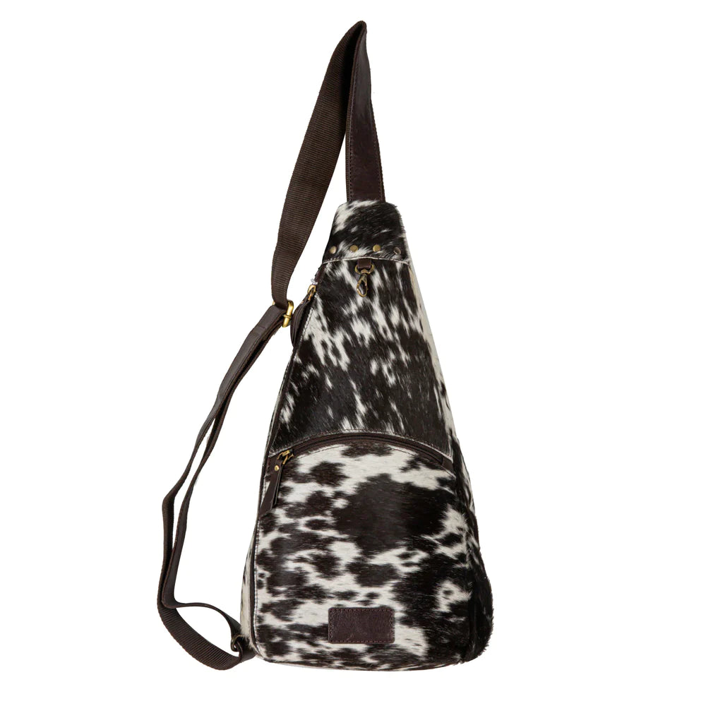 8067 Cullom Trail Hair on Hide Bucket Sling Bag