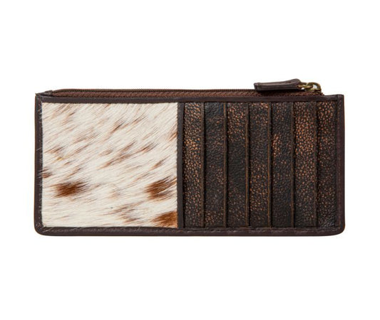 8070 Credit card holder Hair on leather