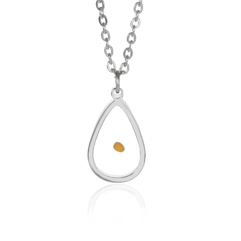 Creativity Mustard Seed Necklace Fashion Stainless Steel Chain Faith Necklace For Women Girl Christian Inspirational Jewelry