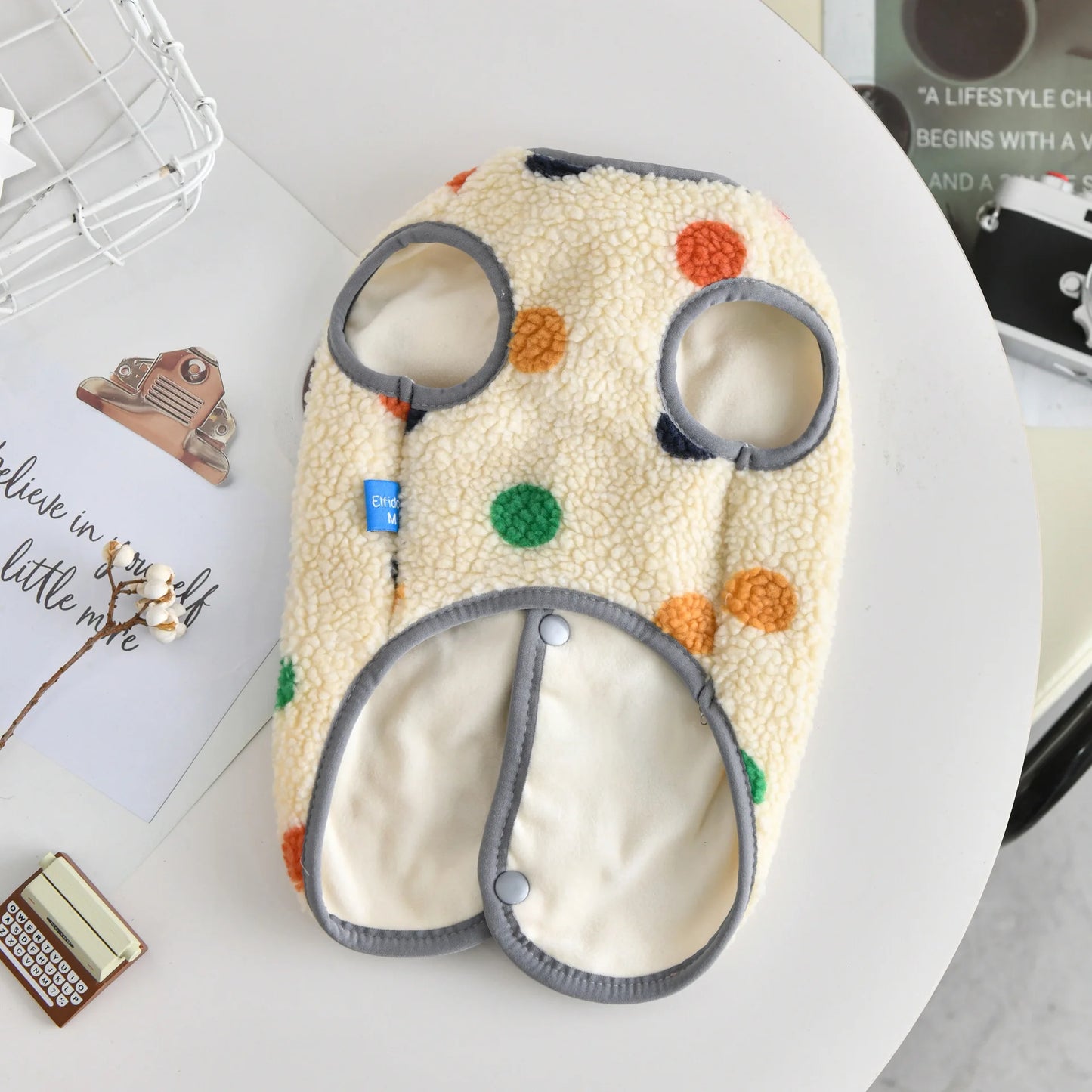 Dots Sausage Dog Clothes Dachshund Sleeveless Autumn Winter Pet Vest Puppy Stuff Indoor Sweater Cat Coat And Jacket XS 4XL Goods