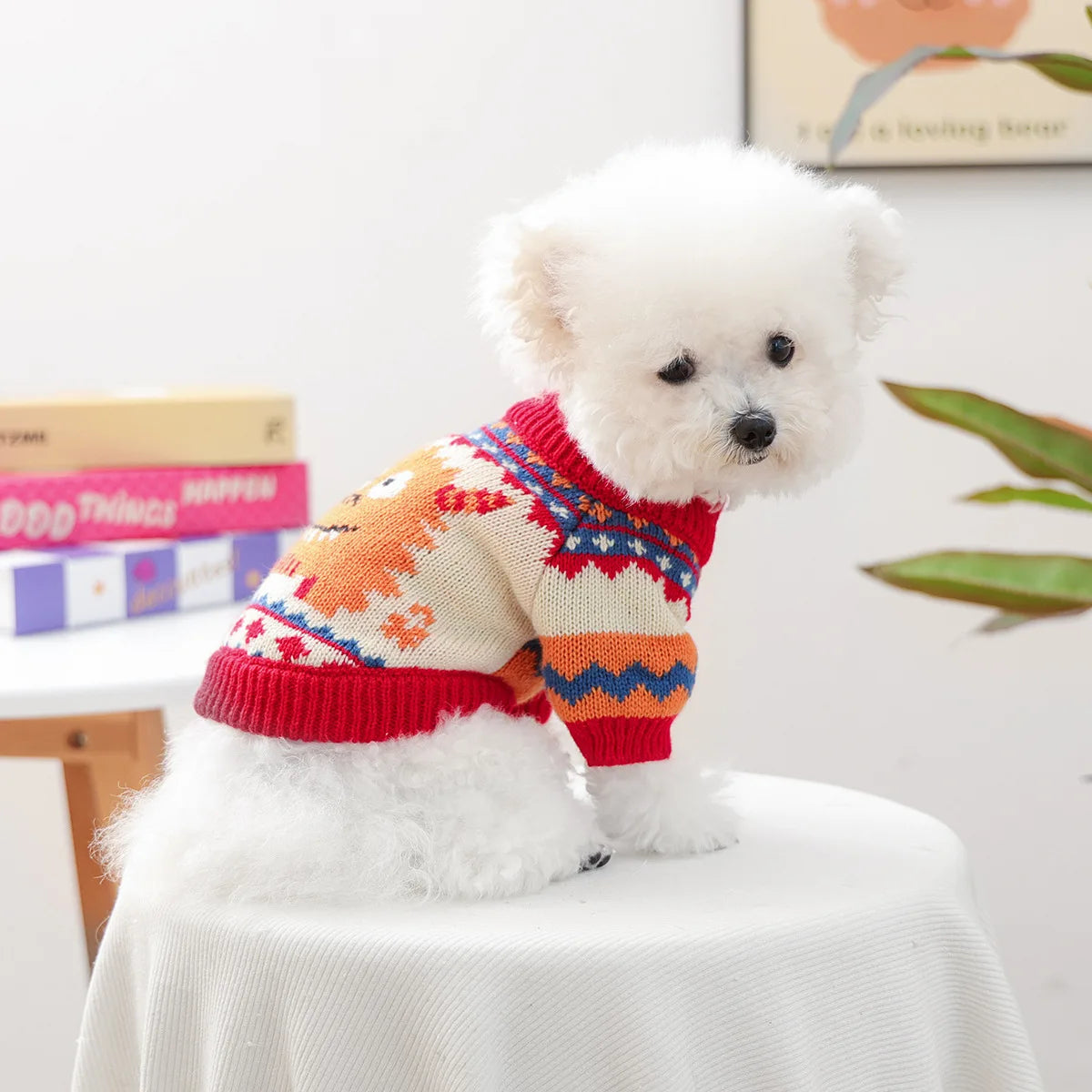 Halloween Sweater Costumes For Small Dogs Pullover Outfit Pet Knitted Clothes Chihuahua  Sausage Autumn Winter Puppy Cat Stuff