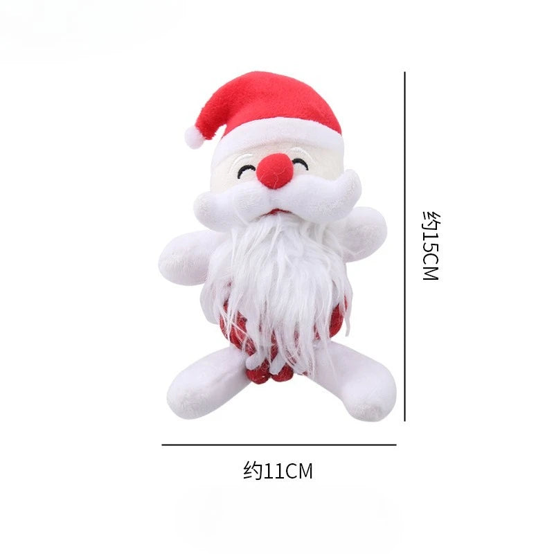 Dog Enrichment Toy Cute Animal Rope Dog Toy Plush Puppy Chew Pet Squeak Toy Cartoon Interactive Games For Dogs Stuff For Dogs