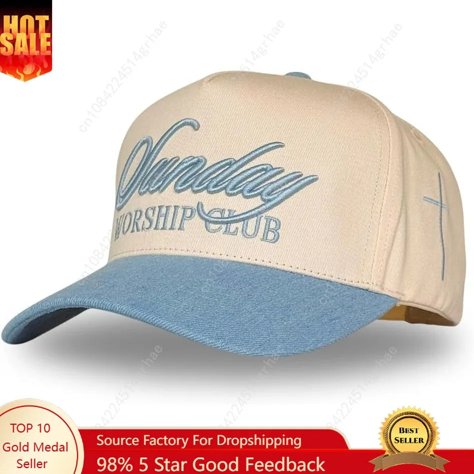 Vintage Faith & Forever Trucker Hat Men & Women Christian Cross Jesus Hats | Bachelorette Bride Hat | Cotton | Snapback