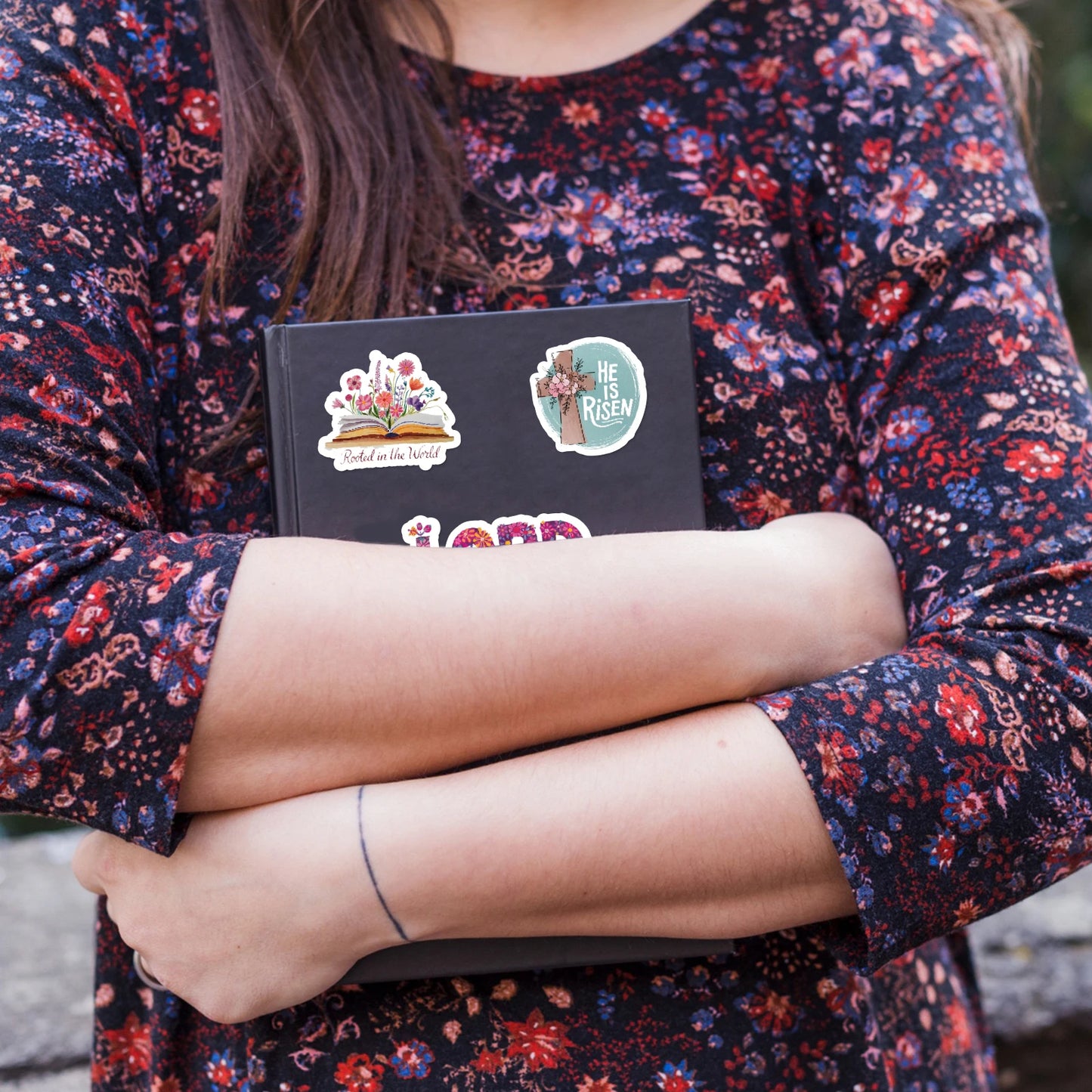 50PCS Jesus Phrase Graffiti Stickers Faith Stickers Positive Energy for Laptop Scrapbook Luggage Car Motorcycle Phone Decor