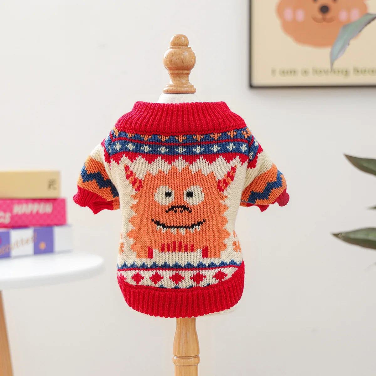 Halloween Sweater Costumes For Small Dogs Pullover Outfit Pet Knitted Clothes Chihuahua  Sausage Autumn Winter Puppy Cat Stuff